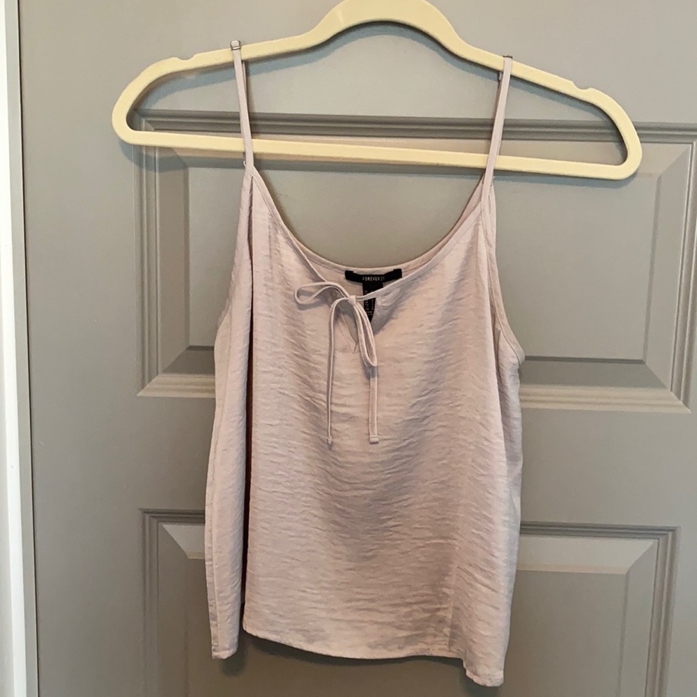 Forever 21 silver tank